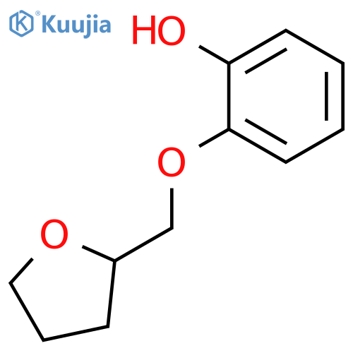 2-((Tetrahydrofuran-2-yl)methoxy)phenol structure