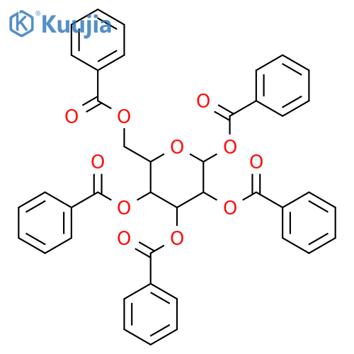 [3,4,5,6-Tetrakis(phenylcarbonyloxy)oxan-2-yl]methyl benzoate structure