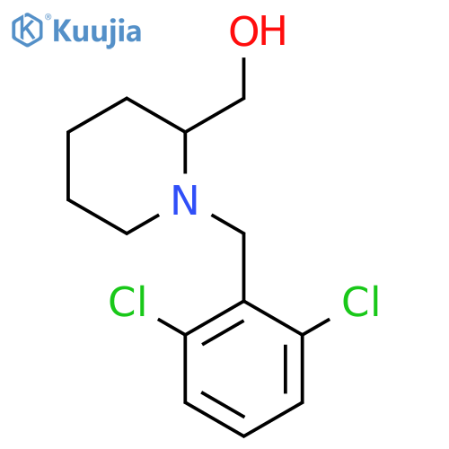 [1-(2,6-Dichloro-benzyl)-piperidin-2-yl]-methanol structure