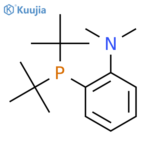 [2-(N,N-Dimethylamino)phenyl]di-t-butylphosphine structure