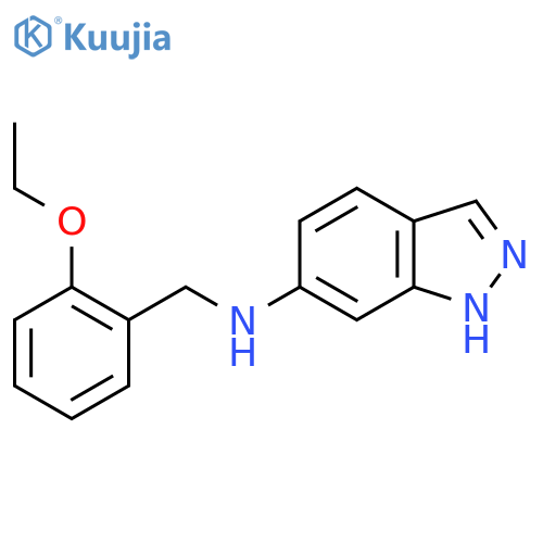 N-(2-Ethoxyphenyl)methyl-2H-indazol-6-amine structure