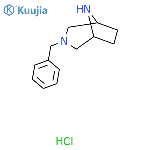 3-Benzyl-3,8-diaza-bicyclo[3.2.1]octane hydrochloride structure