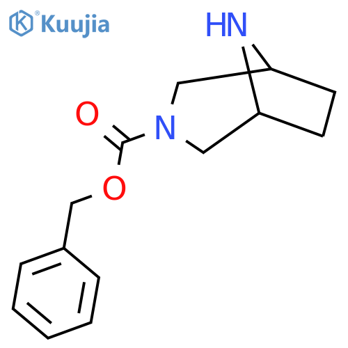 Benzyl 3,8-diazabicyclo[3.2.1]octane-3-carboxylate structure