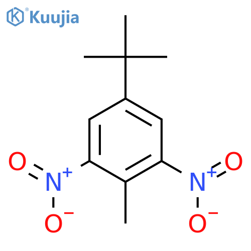 5-tert-butyl-2-methyl-1,3-dinitrobenzene structure