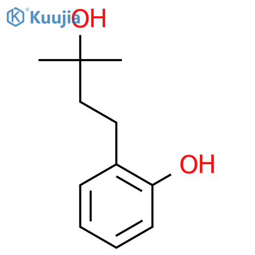 2-(3-Hydroxy-3-methylbutyl)phenol structure