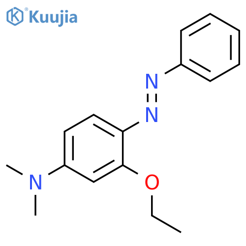 Benzenamine, 3-ethoxy-N,N-dimethyl-4-(phenylazo)- structure