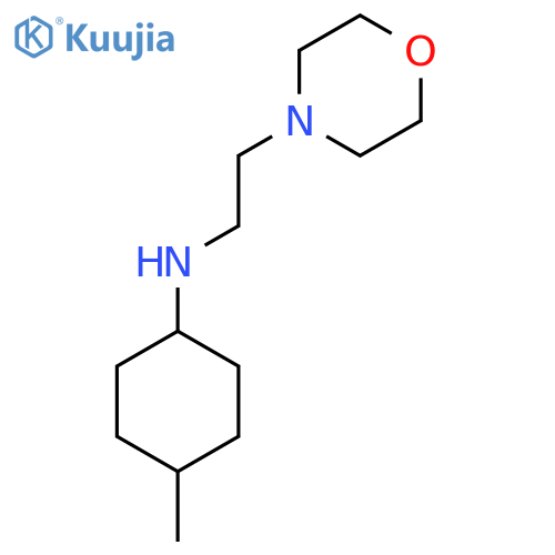 4-methyl-N-2-(morpholin-4-yl)ethylcyclohexan-1-amine structure