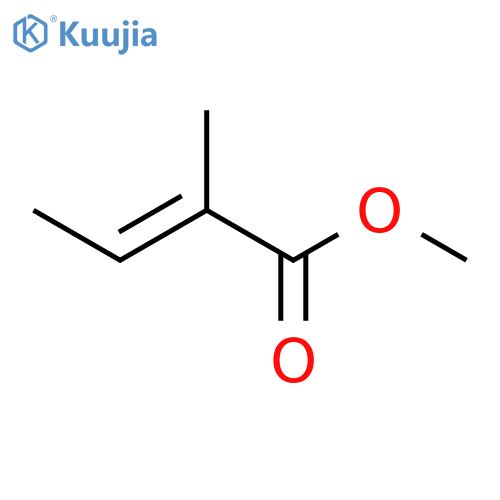 methyl 2-methyl-2-butenoate structure