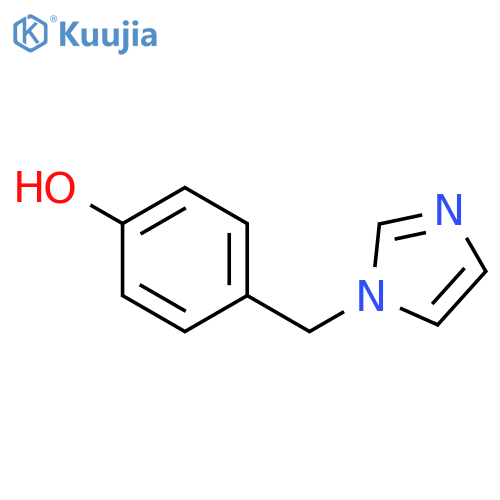 1-(4-hydroxybenzyl)imidazole structure