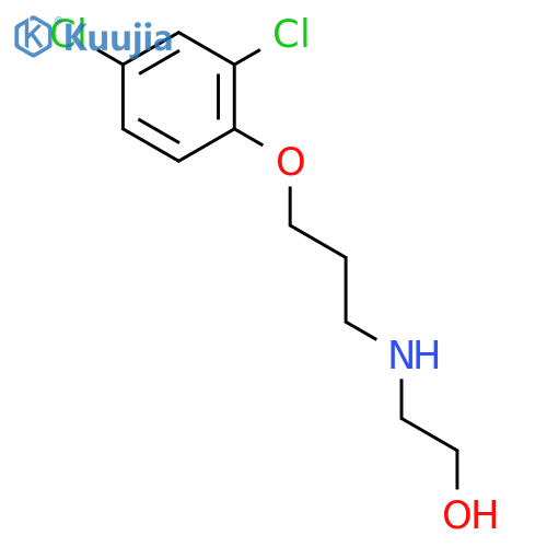 2-{3-(2,4-Dichlorophenoxy)propylamino}ethanol structure