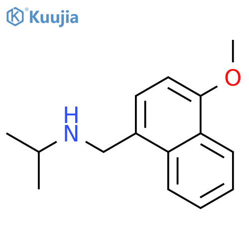 N-(4-Methoxy-1-naphthyl)methylpropan-2-amine structure