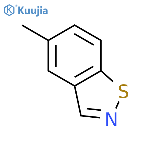 1,2-Benzisothiazole, 5-methyl- structure