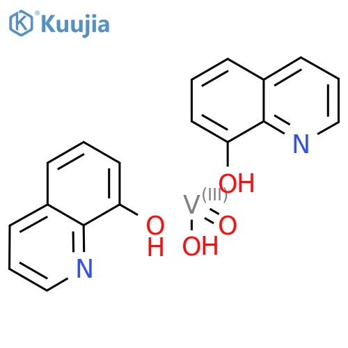 Vanadium, hydroxyoxobis(8-quinolinolato-kappaN1,kappaO8)-, (OC-6-14)- structure