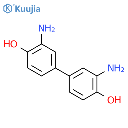 3,3'-DIAMINO-4,4'-DIHYDROXYBIPHENYL structure