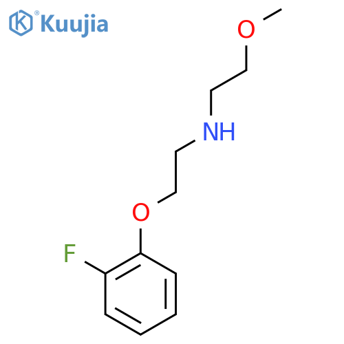 2-(2-Fluorophenoxy)-N-(2-methoxyethyl)ethanamine structure