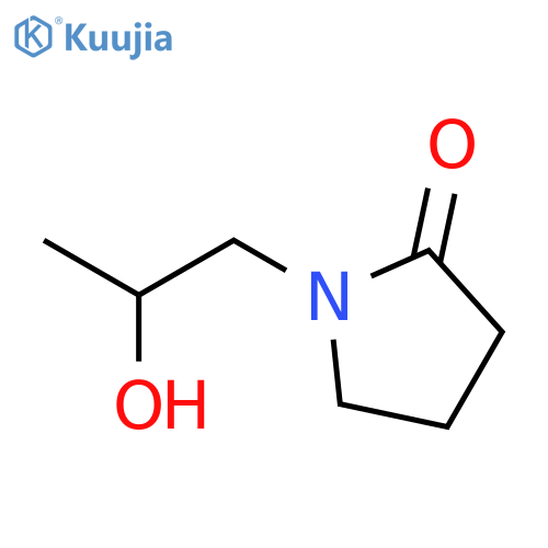 1-(2-hydroxypropyl)pyrrolidin-2-one structure