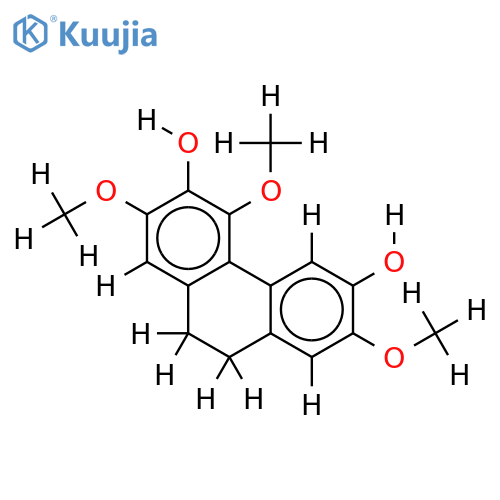 9,10-Dihydro,2,4,7-tri-Me ether-2,3,4,6,7-Pentahydroxyphenanthrene structure