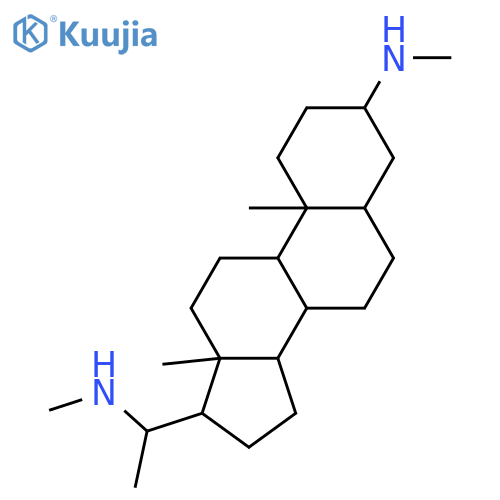 Pregnane-3,20-diamine, N,N'-dimethyl-, (3β,5α,20S)- (9CI) structure