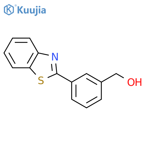 3-(2-Benzothiazolyl)benzyl alcohol structure
