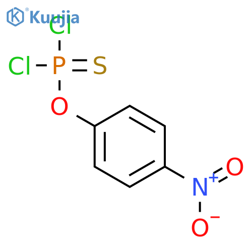 (4-Nitrophenoxy)phosphonothioyl Dichloride structure