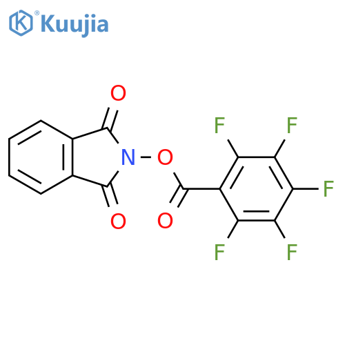 1,3-Dioxoisoindolin-2-yl 2,3,4,5,6-pentafluorobenzoate structure