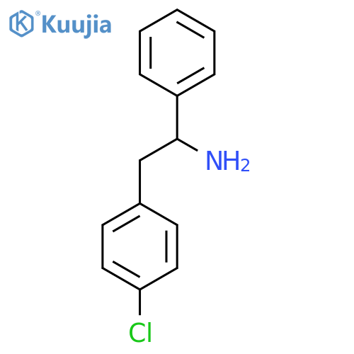 2-(4-Chlorophenyl)-1-phenylethan-1-amine structure