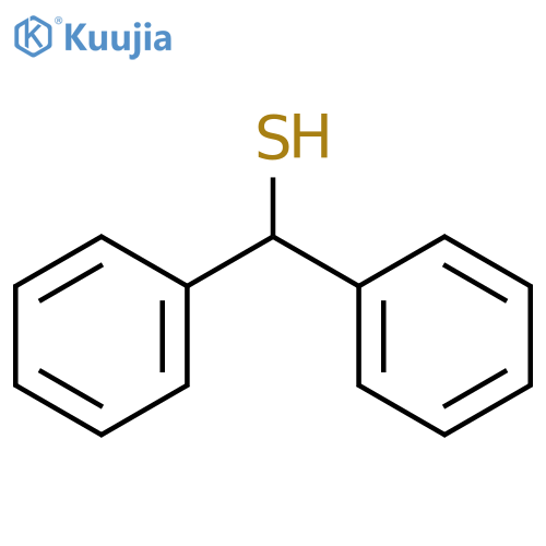 Diphenylmethanethiol structure