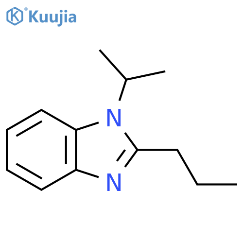 1-(propan-2-yl)-2-propyl-1H-1,3-benzodiazole structure