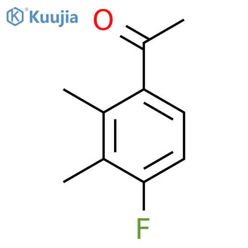 1-(4-fluoro-2,3-dimethylphenyl)ethan-1-one structure