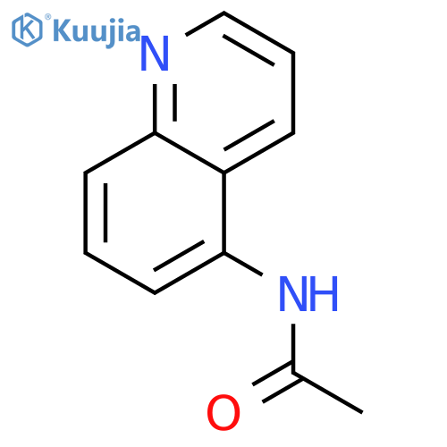 N-(quinolin-5-yl)acetamide structure