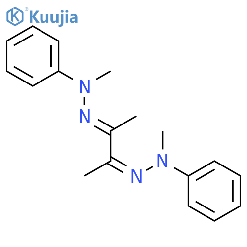 2,3-Butanedione,2,3-di-2-methyl-2-phenylhydrazone structure