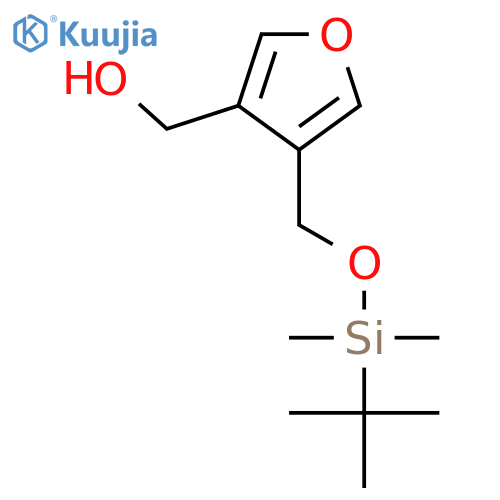 3-Furanmethanol, 4-[[[(1,1-dimethylethyl)dimethylsilyl]oxy]methyl]- structure