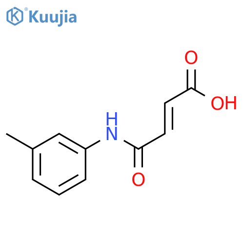 (2Z)-3-(3-methylphenyl)carbamoylprop-2-enoic acid structure
