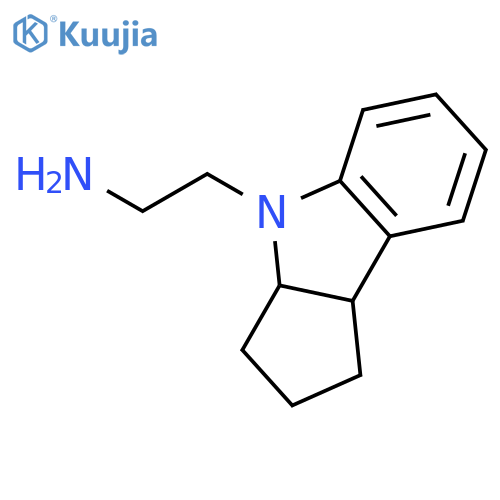 2-{1H,2H,3H,3aH,4H,8bH-cyclopentabindol-4-yl}ethan-1-amine structure