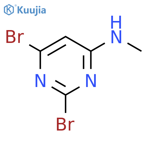 4-Pyrimidinamine, 2,6-dibromo-N-methyl- structure