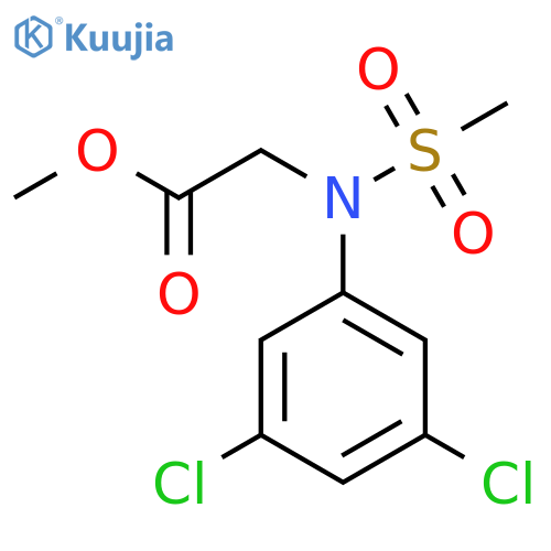 Methyl N-(3,5-dichlorophenyl)-N-(methylsulfonyl)glycinate structure