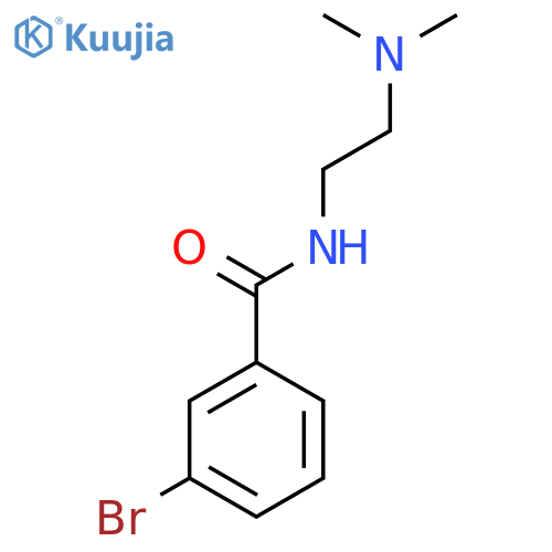 3-bromo-N-[2-(dimethylamino)ethyl]benzamide structure