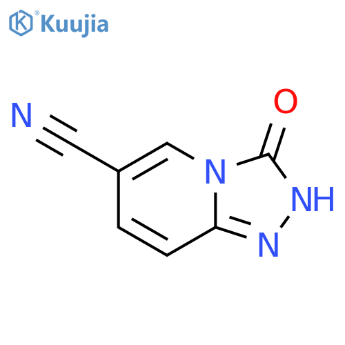 3-hydroxy-1,2,4triazolo4,3-apyridine-6-carbonitrile structure