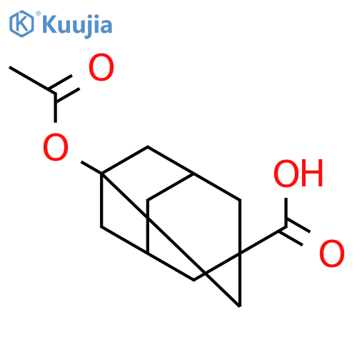 3-(Acetyloxy)-1-adamantanecarboxylic Acid structure