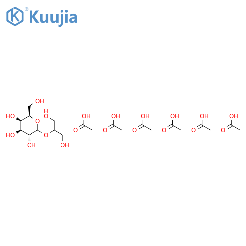 2-O-galactopyranosylglycerol hexaacetate structure
