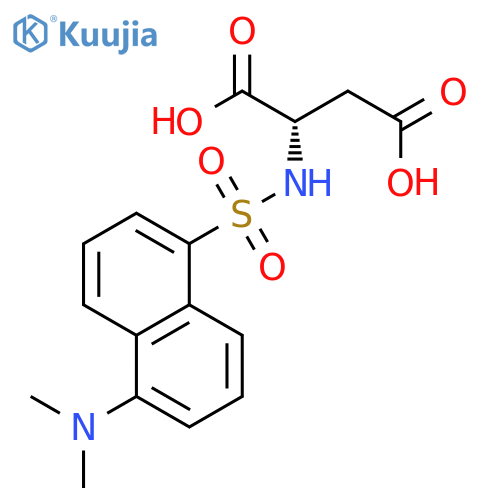 Dansyl-DL-aspartic Acid structure