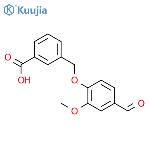 3-(4-Formyl-2-methoxyphenoxy)methylbenzoic Acid structure