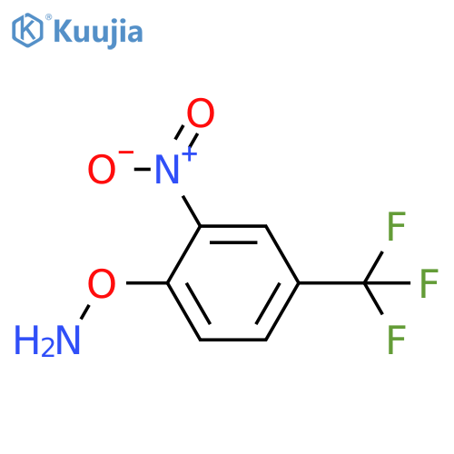 O-[2-nitro-4-(trifluoromethyl)phenyl]hydroxylamine structure