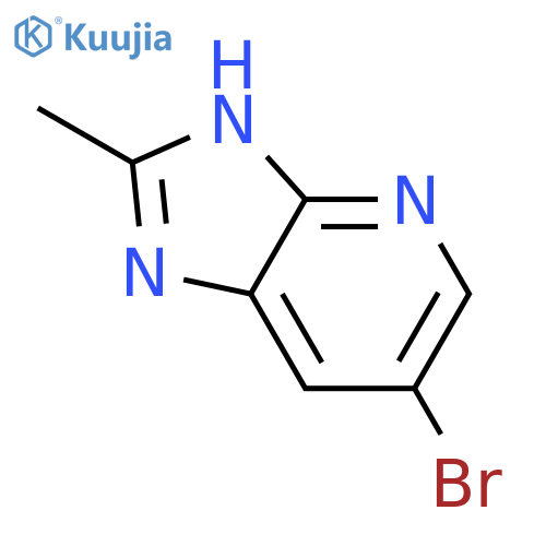 6-Bromo-2-methyl-3H-imidazo[4,5-b]pyridine structure