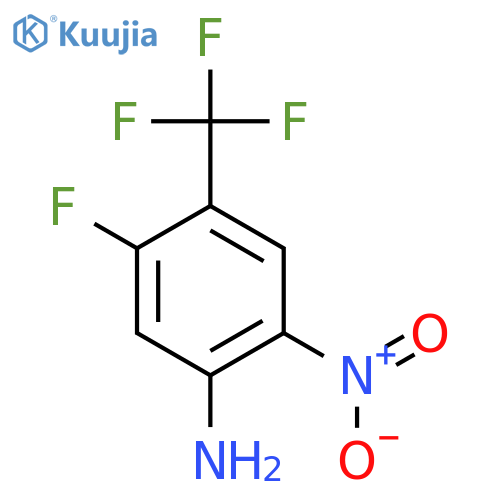 5-fluoro-2-nitro-4-(trifluoromethyl)aniline structure