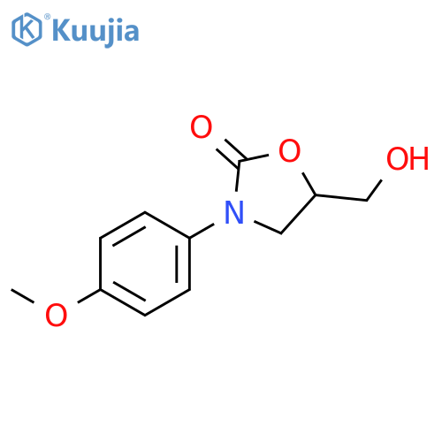 5-(Hydroxymethyl)-3-(4-methoxyphenyl)oxazolidin-2-one structure