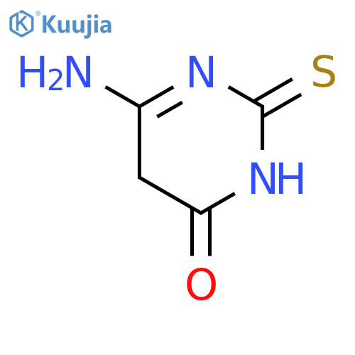 6-Amino-2-mercaptopyrimidin-4-ol structure