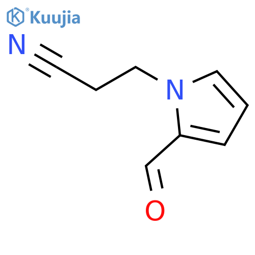3-(2-Formyl-1H-pyrrol-1-yl)propanenitrile structure