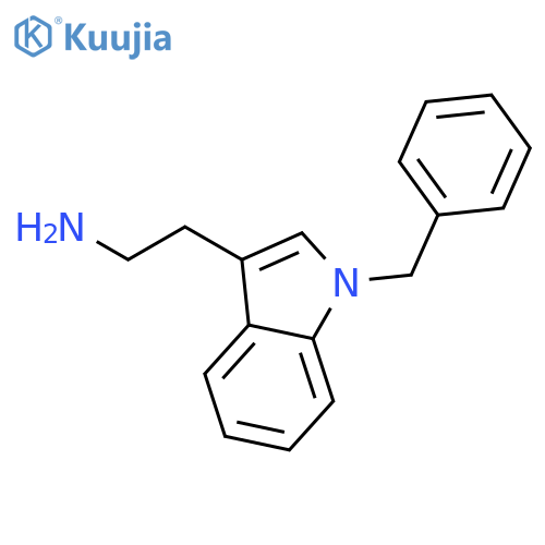 2-(1-Benzyl-1H-indol-3-yl)-ethylamine structure