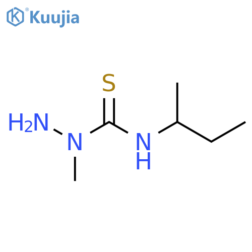 3-amino-1-(butan-2-yl)-3-methylthiourea structure